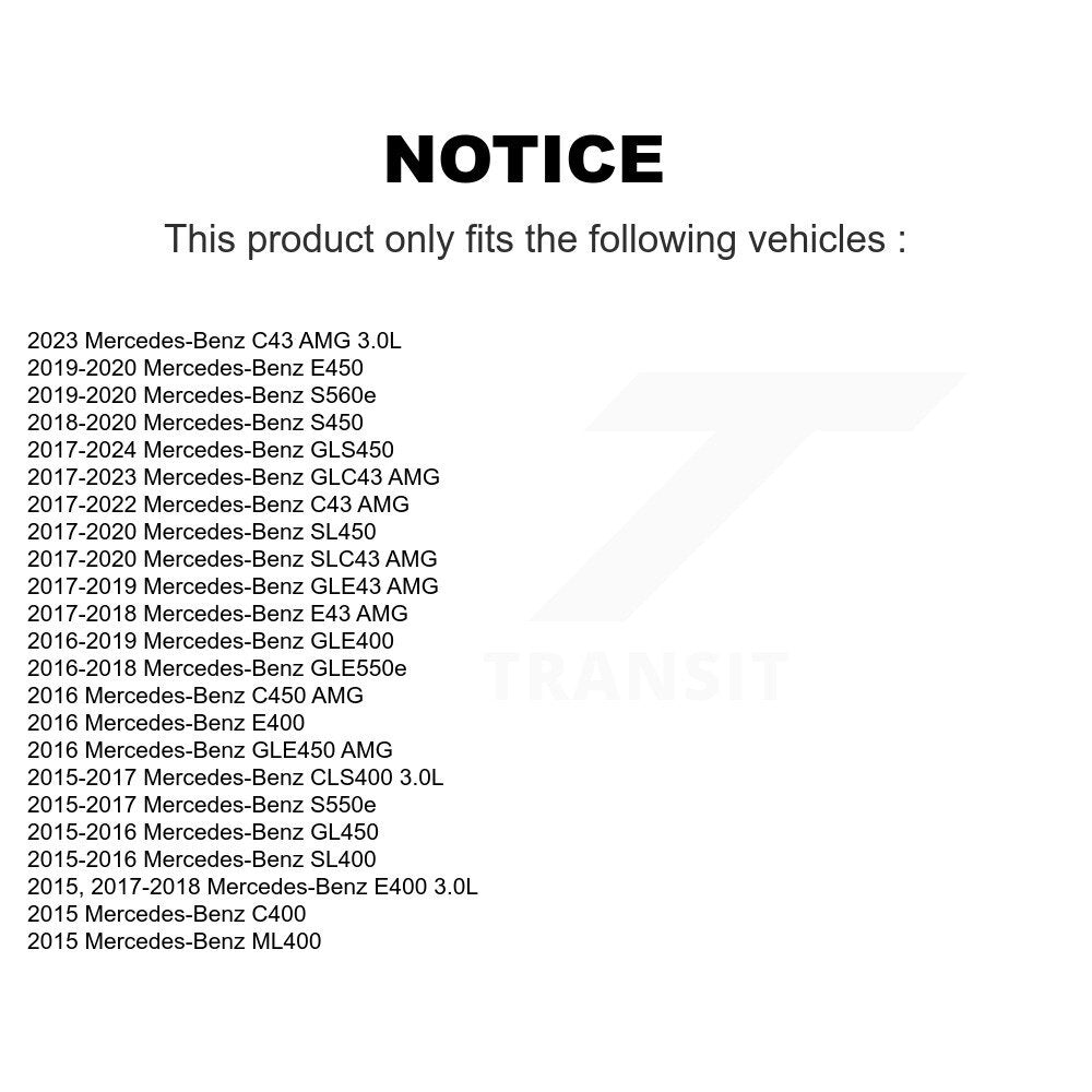 Air Filter 57-WA10359 For Mercedes-Benz C43 AMG GLC43 E400 GLE400 GLS450 GLE43