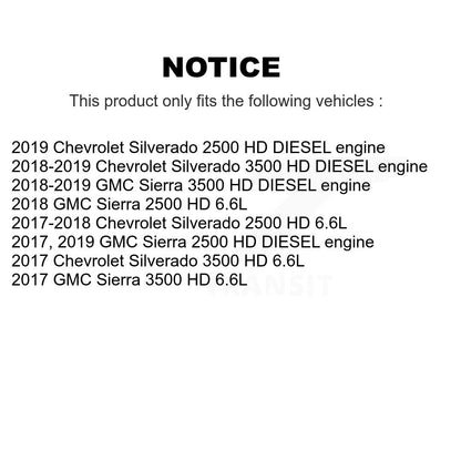 Air Filter 57-WA10695 For GMC Chevrolet Silverado 2500 HD Sierra 3500