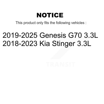 Air Filter Left 57-WA10838 For Kia Stinger Genesis G70 3.3L