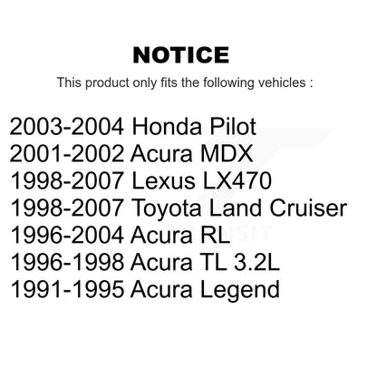Wheel Bearing 70-510011 For Honda Pilot Acura MDX Lexus LX470 RL Toyota Land TL