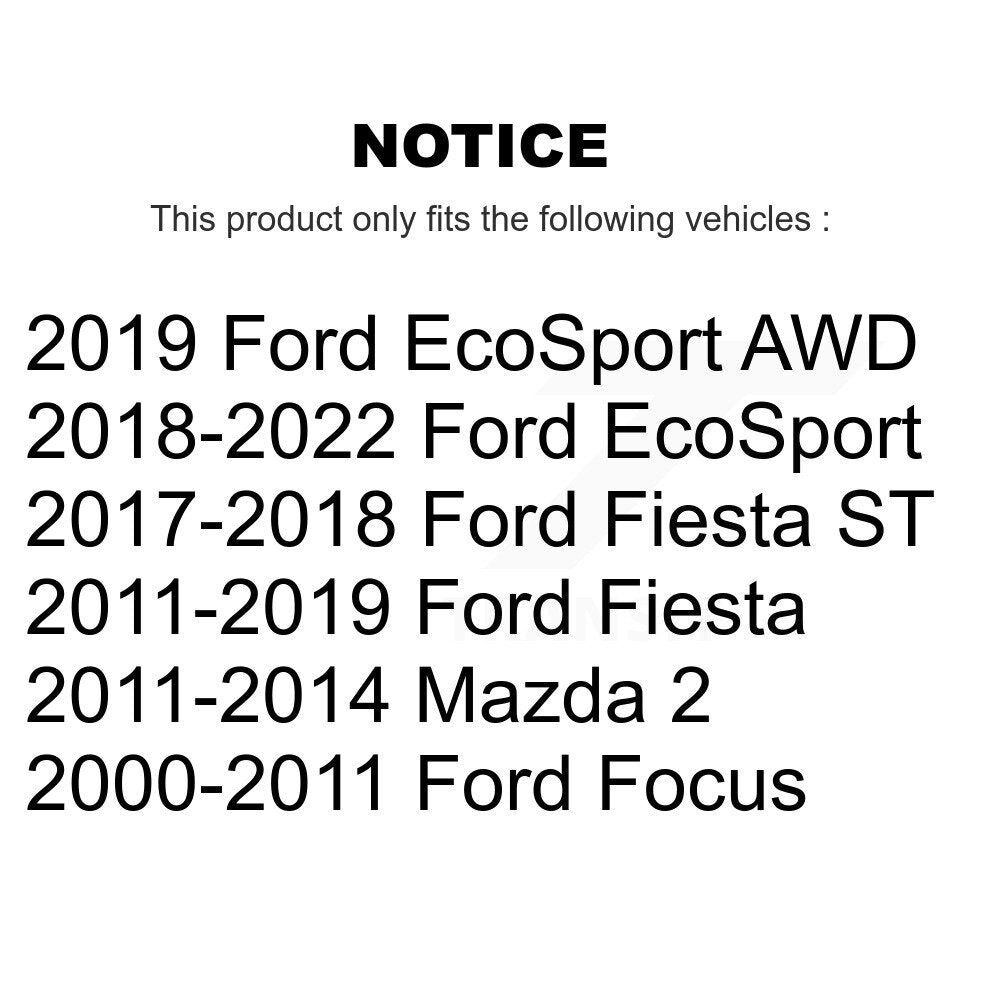 Wheel Bearing 70-510056 For Ford Focus Fiesta EcoSport Mazda 2
