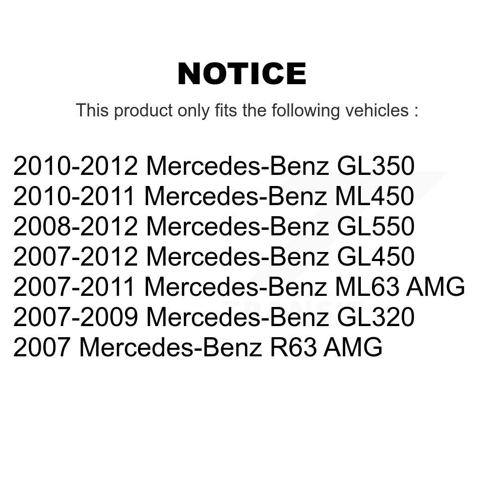 Wheel Bearing Front 70-510097 For Mercedes-Benz GL350 GL320 GL450 GL550 ML63 AMG