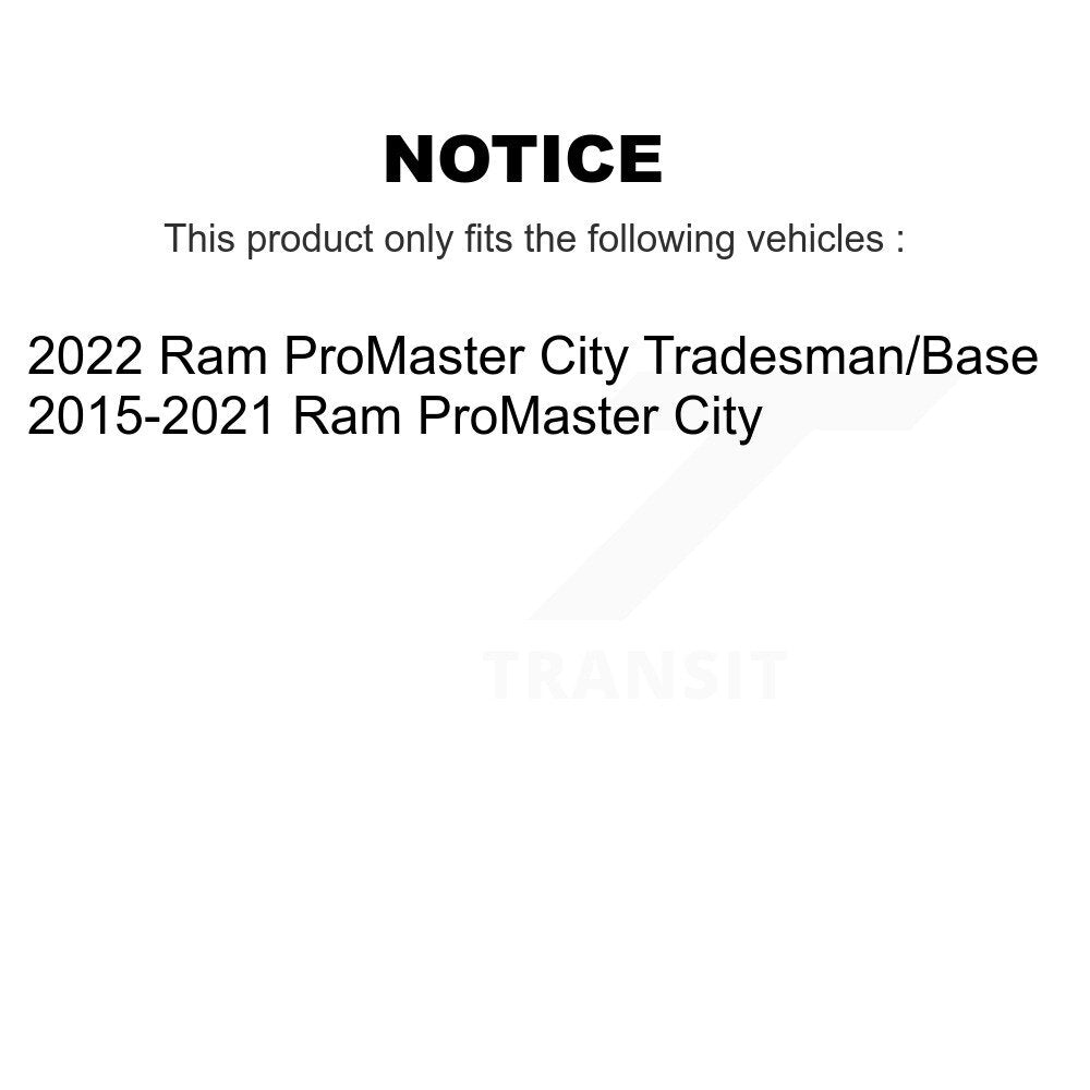 Wheel Bearing Front 70-510123 For Ram ProMaster City