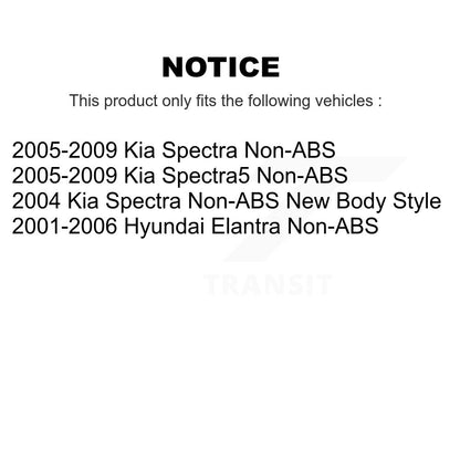 Wheel Bearing Hub Assembly Rear 70-512194 For Hyundai Elantra Kia Spectra