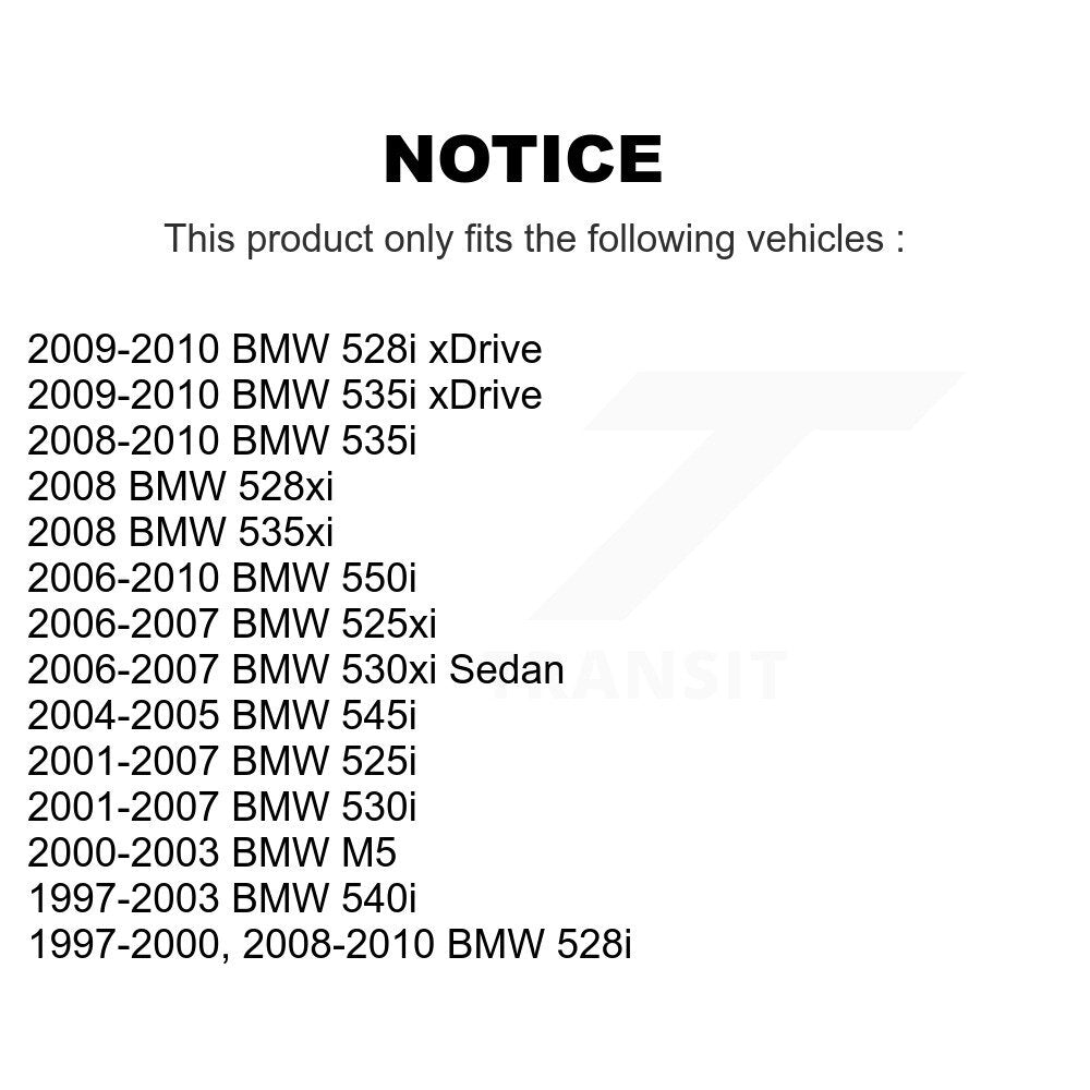 Wheel Bearing Assembly Rear 70-512225 For BMW 530i 528i 540i 525i 530xi xDrive