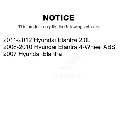 Wheel Bearing Hub Assembly Rear 70-512340 For Hyundai Elantra