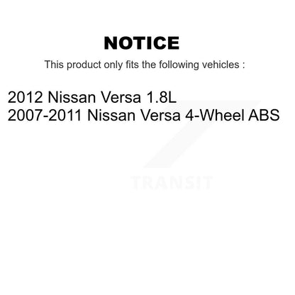 Wheel Bearing Hub Assembly Rear 70-512386 For Nissan Versa