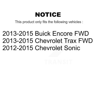 Wheel Bearing Hub Assembly Rear 70-512438 For Chevrolet Sonic Trax Buick Encore