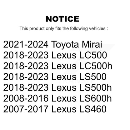 Wheel Bearing Hub Assembly Rear 70-512453 For Lexus LS460 LC500 LS500 LS600h