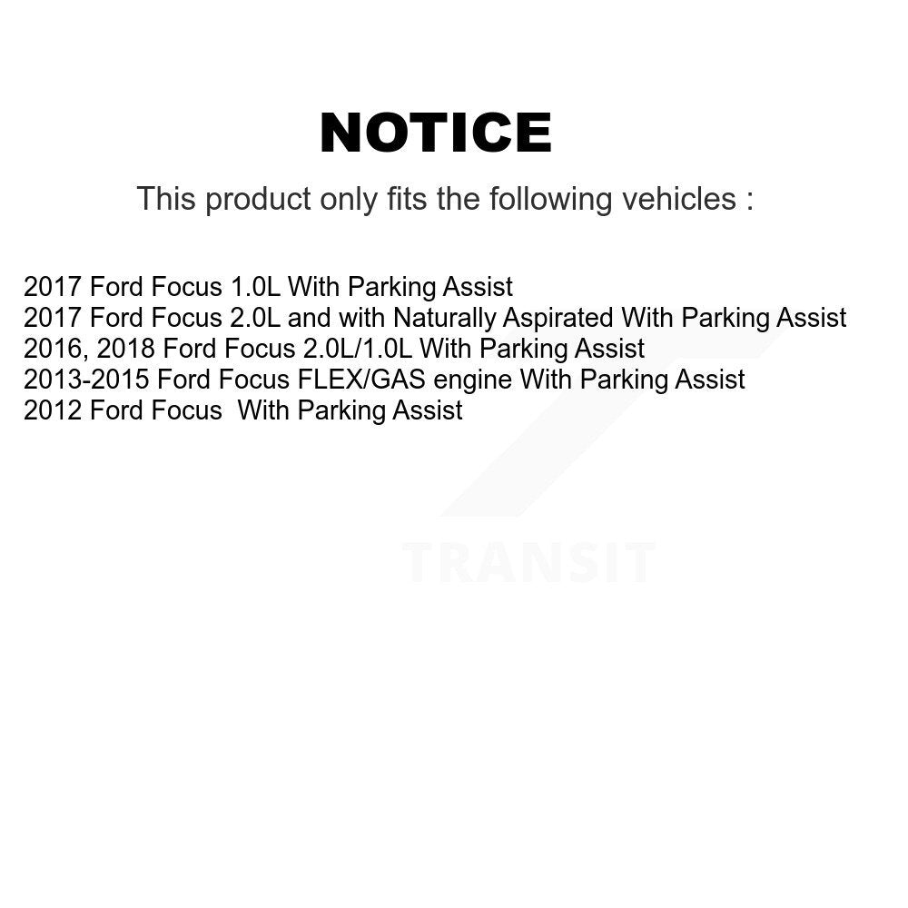 Wheel Bearing Hub Assembly Rear 70-512465 For Ford Focus With Parking Assist