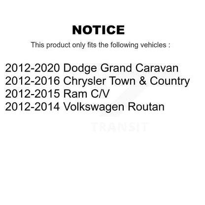 Wheel Bearing Hub Assembly Rear 70-512493 For Dodge Grand Caravan Chrysler Town