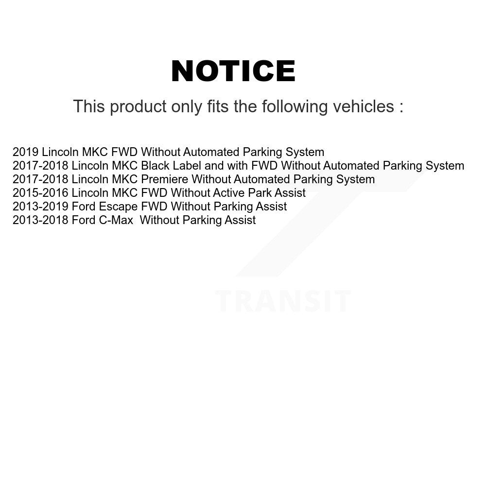 Wheel Bearing Hub Assembly Rear 70-512499 For Ford Escape Lincoln MKC C-Max