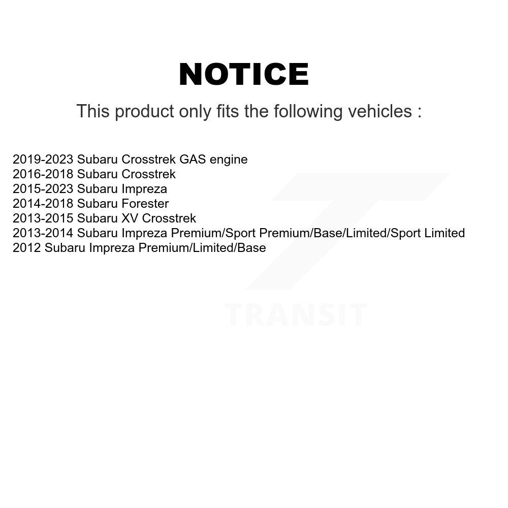Wheel Bearing Hub Assembly Rear 70-512518 For Subaru Crosstrek Impreza Forester