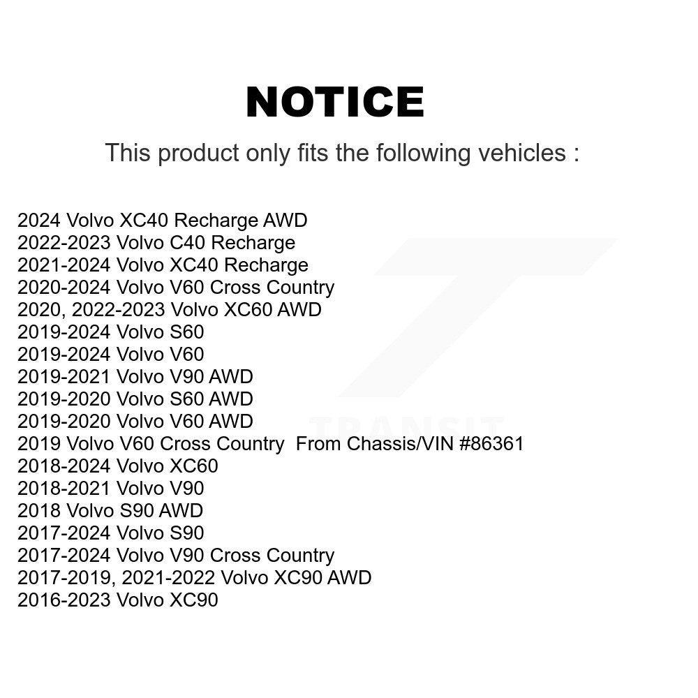 Wheel Bearing Hub Assembly 70-512576 For Volvo XC60 XC90 XC40 Recharge S60 V60