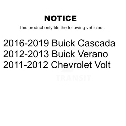 Wheel Bearing Hub Assembly Rear 70-512581 For Buick Verano Chevrolet Volt