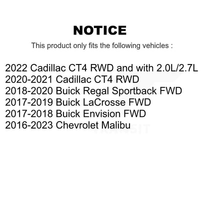 Wheel Bearing Hub Assembly 70-512661 For Chevrolet Malibu Buick Envision Regal