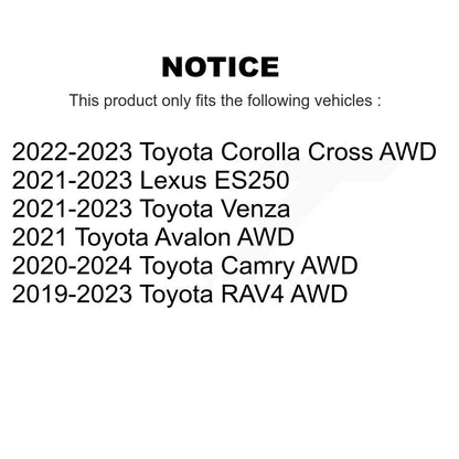 Wheel Bearing Hub Assembly Rear 70-512666 For Toyota RAV4 Camry Corolla Cross