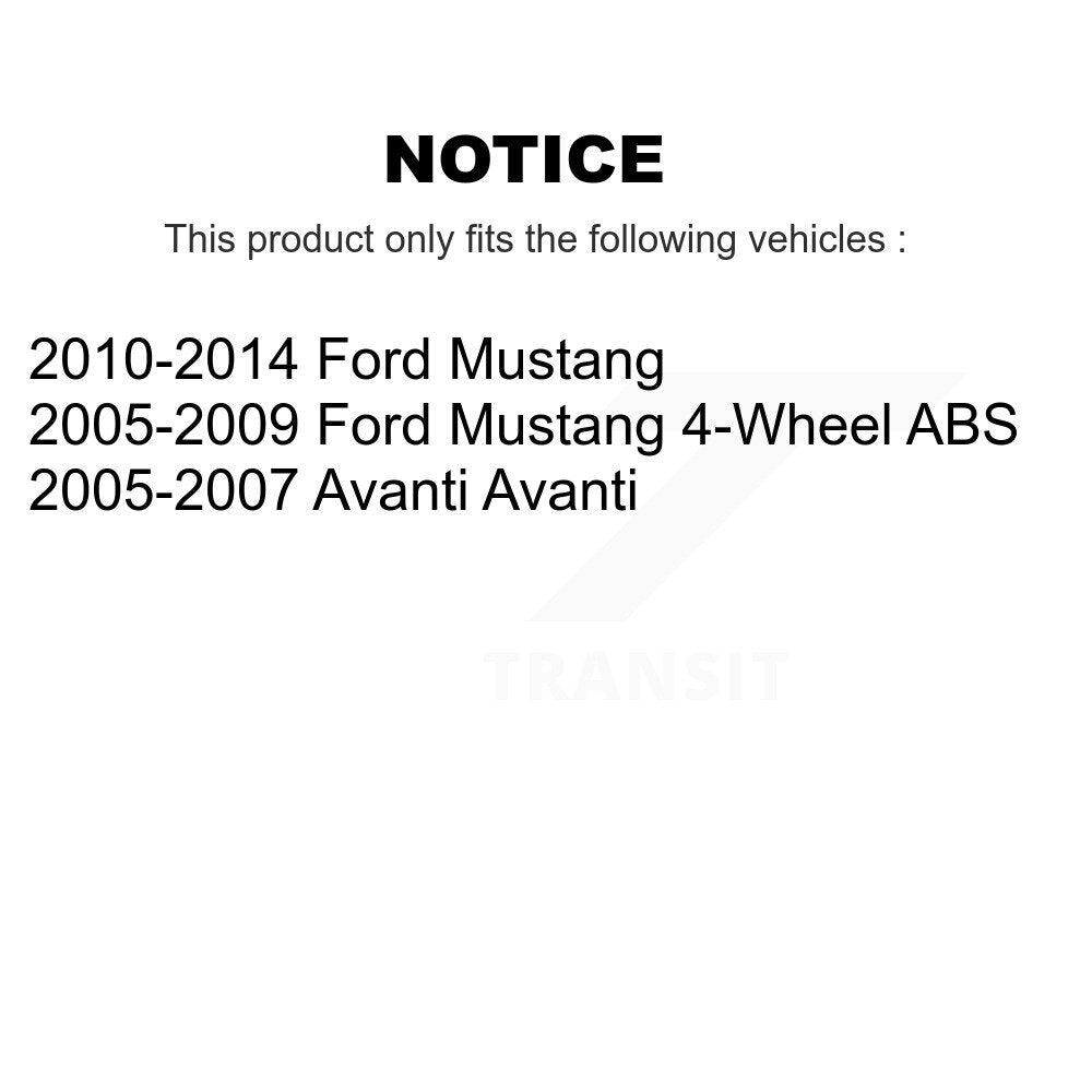 Wheel Bearing Hub Assembly Front 70-513221 For Ford Mustang Avanti