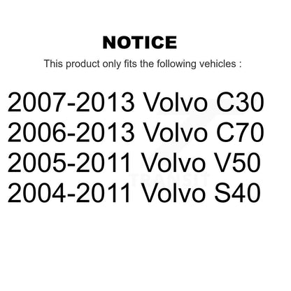 Wheel Bearing Hub Assembly Front 70-513255 For Volvo S40 C30 V50 C70