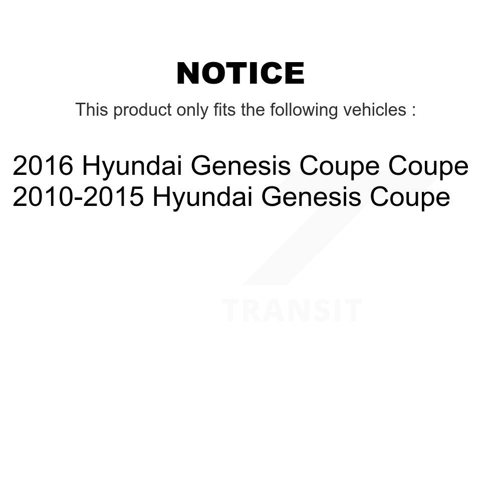 Wheel Bearing Hub Assembly Front 70-513343 For Hyundai Genesis Coupe