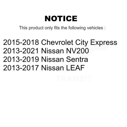 Wheel Bearing Hub Assembly Front 70-513364 For Nissan Sentra NV200 LEAF City