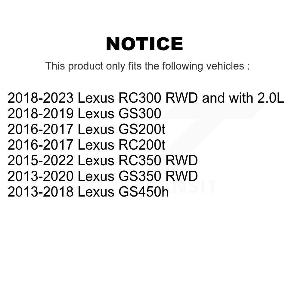 Wheel Bearing Hub Assembly Front 70-513370 For Lexus GS350 RC350 RC300 GS450h