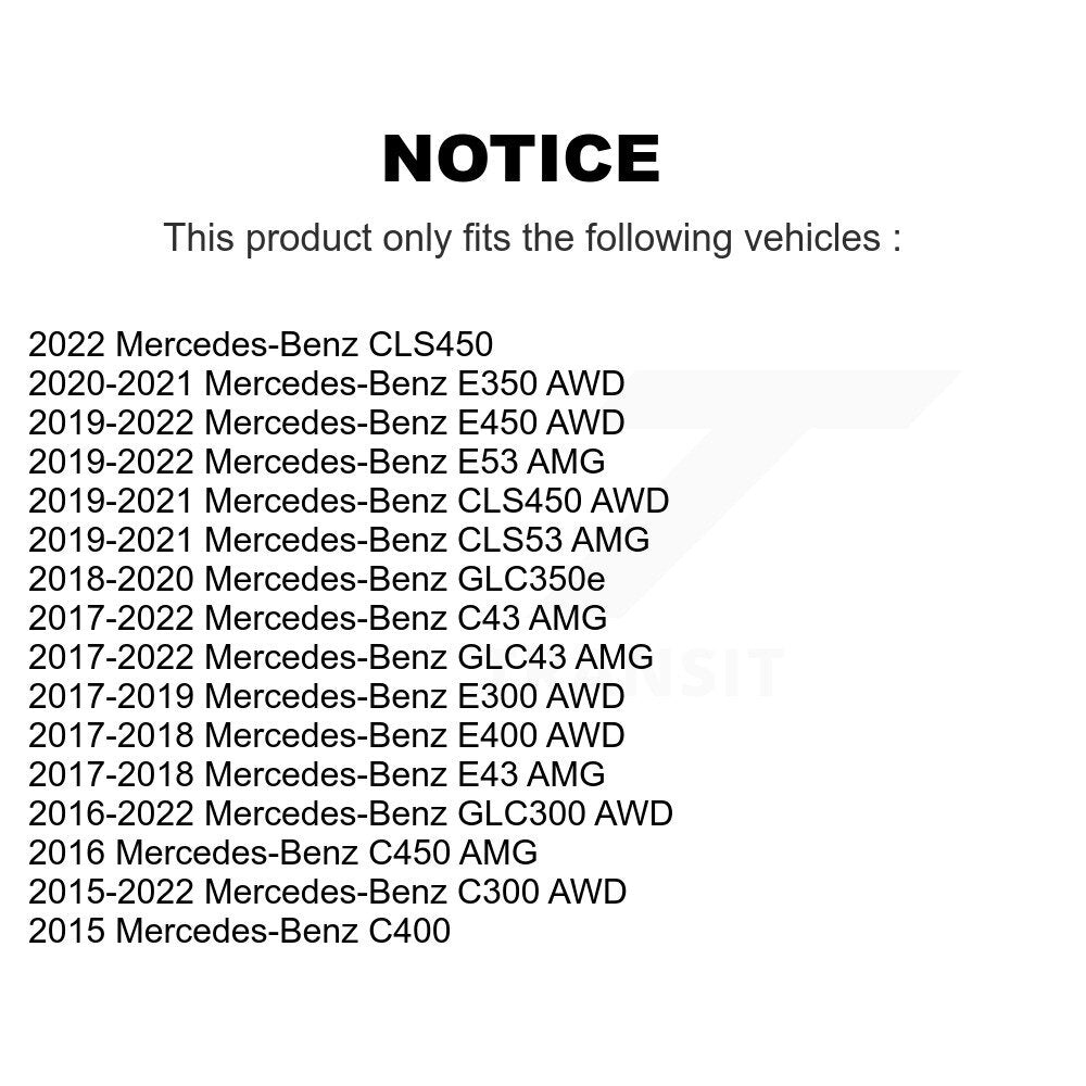 Wheel Bearing Hub Assembly Front 70-513388 For Mercedes-Benz GLC300 C300 C43 AMG