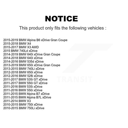 Wheel Bearing Hub Assembly Front 70-513391 For BMW X3 535i xDrive 528i X4 750i