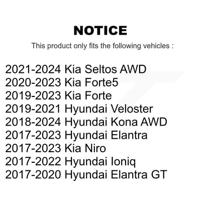 Wheel Bearing Hub Assembly 70-513420 For Hyundai Elantra Kia Kona Seltos Forte
