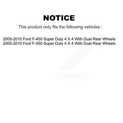 Wheel Bearing Hub Assembly Front 70-515083 For Ford F-550 Super Duty F-450 4 X