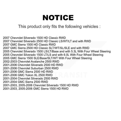 Wheel Bearing Hub Assembly 70-515086 For GMC Chevrolet Sierra 2500 HD Silverado