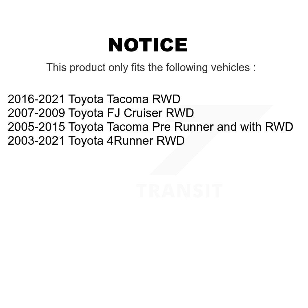 Wheel Bearing Hub Assembly Front 70-515203 For Toyota Tacoma 4Runner FJ Cruiser