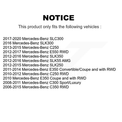 Wheel Bearing Hub Assembly Front 70-520003 For Mercedes-Benz C300 E350 C350 C250