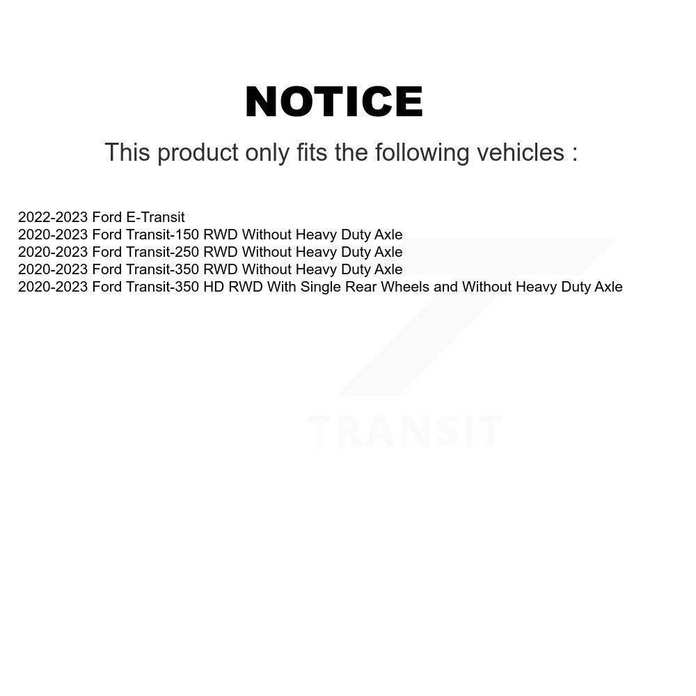 Wheel Bearing Hub Assembly Front 70-KH2004 For Ford Transit-250 Transit-350 HD