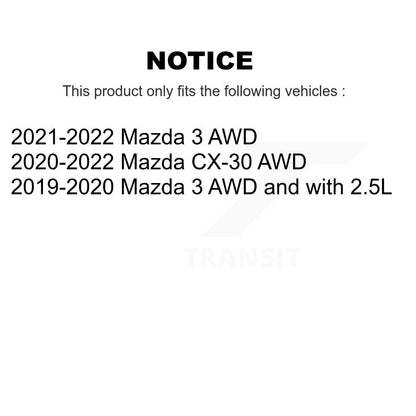 Wheel Bearing Hub Assembly Rear 70-KH8001 For Mazda 3 CX-30