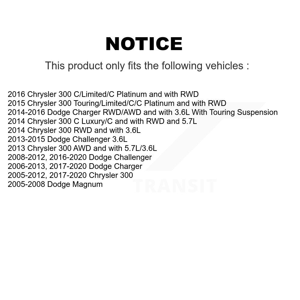 Lateral Arm Rear Upper Forward 72-CK641787 For Dodge Chrysler 300 Charger Magnum