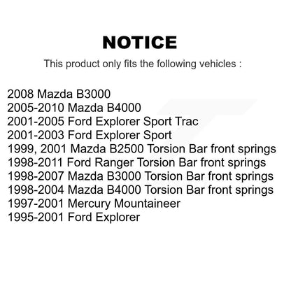 Suspension Control Arm Ball Joint Assembly Front Left Upper 72-CK8708T For Ford