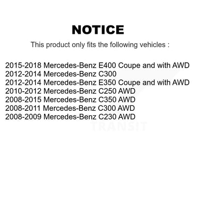 Steering Tie Rod End Front Left Outer 72-ES800863 For Mercedes-Benz C300 C350