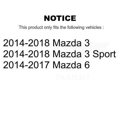 Steering Tie Rod End Front Right Outer 72-ES801062 For Mazda 3 Sport 6
