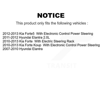 Steering Tie Rod End Front Inner 72-EV800228 For Hyundai Elantra Kia Forte Koup