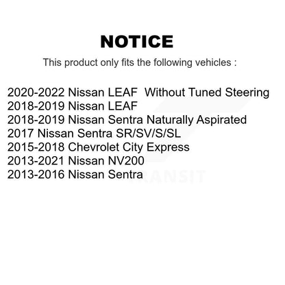 Steering Tie Rod End Front Inner 72-EV800951 For Nissan Sentra LEAF NV200 City