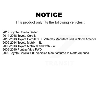 Steering Tie Rod End Inner 72-EV801193 For Toyota Corolla Matrix Pontiac Vibe