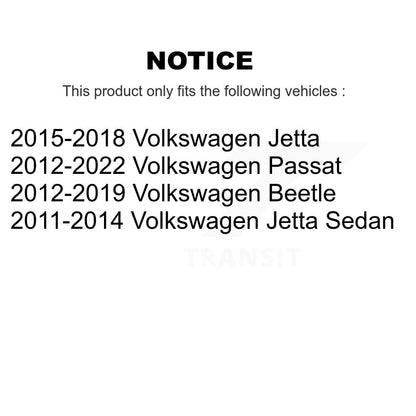 Suspension Control Arm Bushing Front Lower Rearward 72-K201725 For Volkswagen