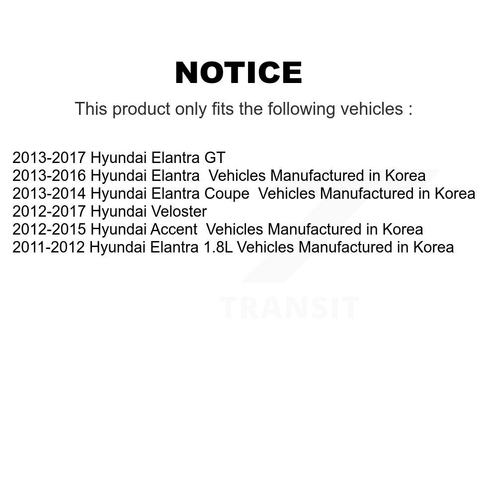 Suspension Ball Joint Front Lower 72-K500236 For Hyundai Elantra Accent GT Coupe