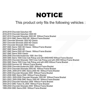 Steering Idler Arm Front 72-K6535 For Chevrolet GMC Sierra 2500 HD Silverado H2