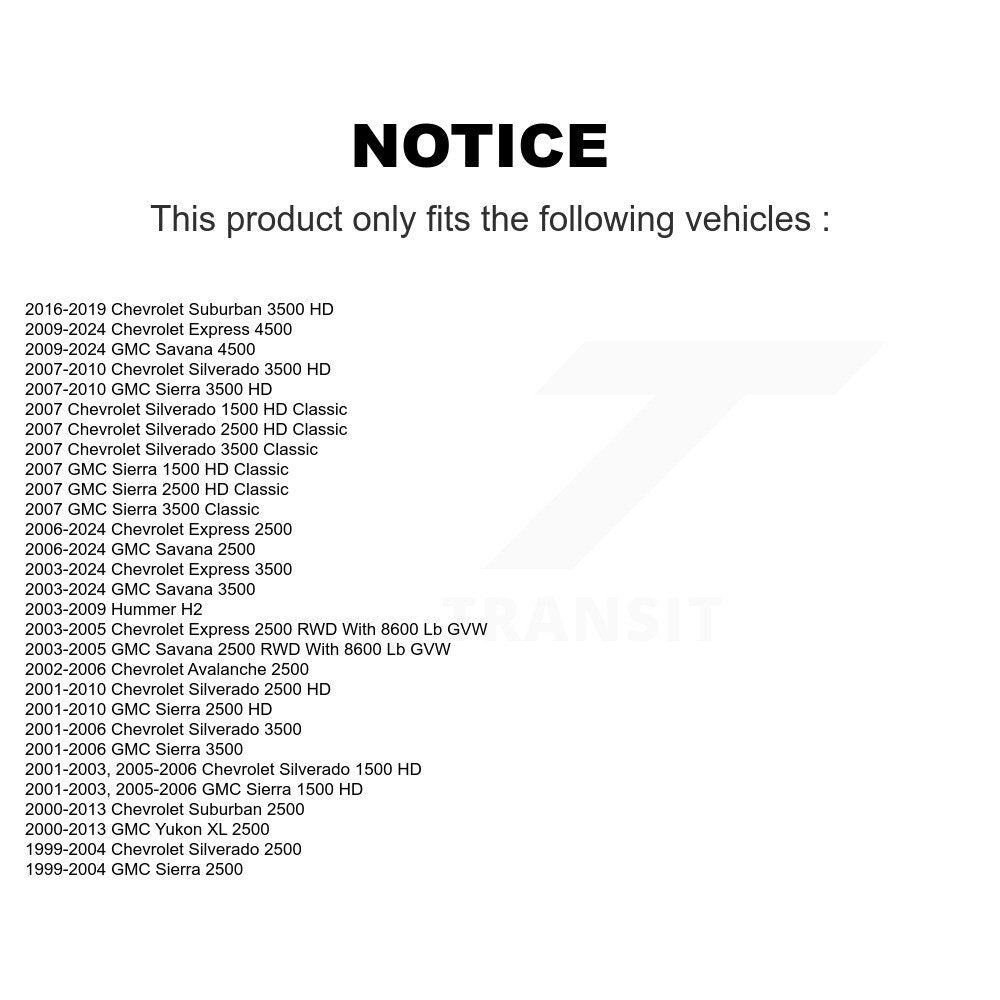 Suspension Ball Joint Front Upper 72-K6696 For GMC Chevrolet Sierra 2500 HD 3500
