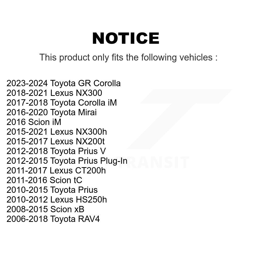 Suspension Stabilizer Bar Link Kit Front 72-K750043 For Toyota RAV4 Lexus NX300
