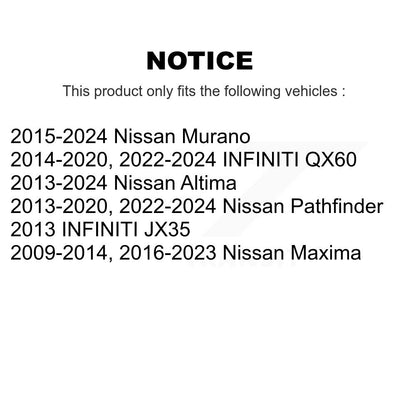 Suspension Stabilizer Bar Link Kit Front Left 72-K750282 For Nissan Murano QX60
