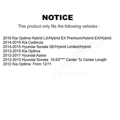 Suspension Stabilizer Bar Link Kit Front 72-K750658 For Hyundai Sonata Kia Azera