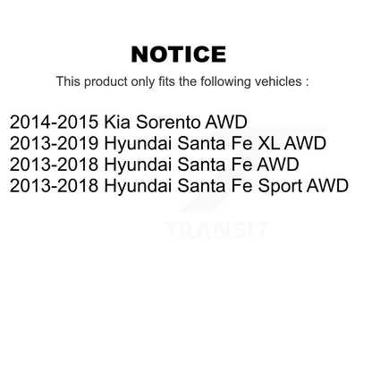 Suspension Stabilizer Bar Link Kit Rear Left 72-K750664 For Hyundai Santa Fe Kia